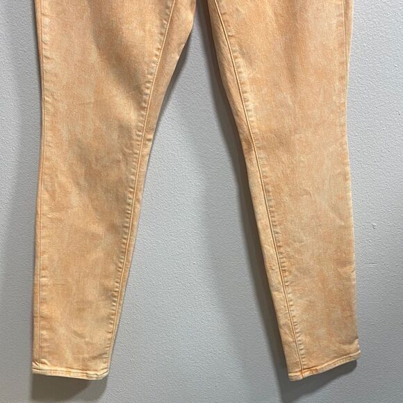 NWT Universal Thread Light Orange Acid Wash High Rise‎ Skinny Jeans 26R - Picture 5 of 10